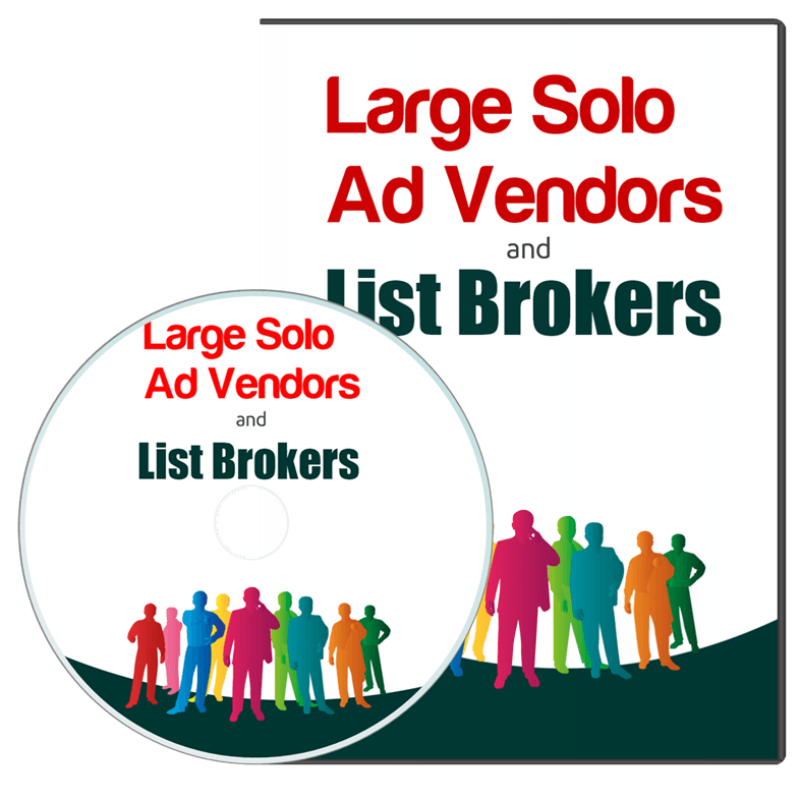 Large Solo Ad Vendors and List Brokers